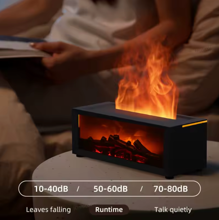 Pureva Fireplace Aroma Diffuser & Humidifier with Remote
