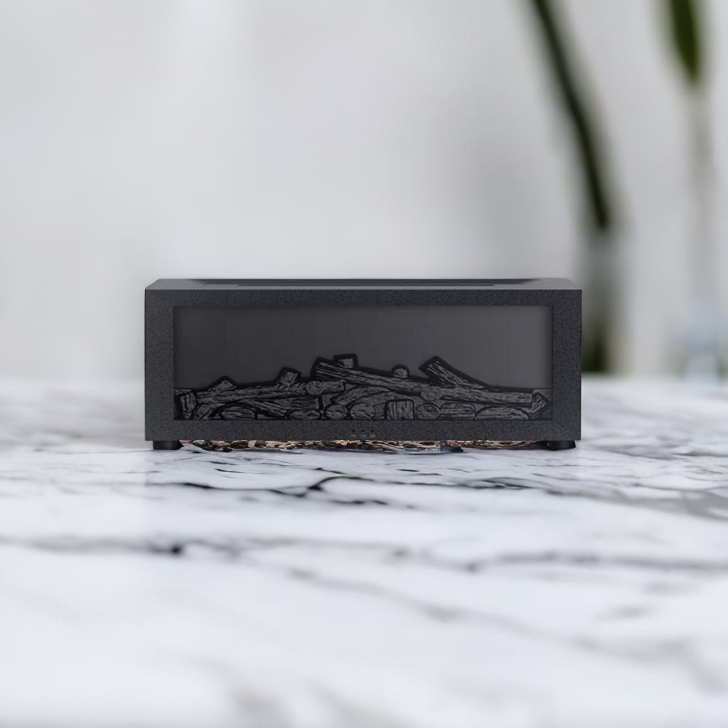 Pureva Fireplace Aroma Diffuser & Humidifier with Remote